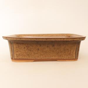 E-bonsai Keramická Miska 20 x 15,5 x 5,5 cm hnědá