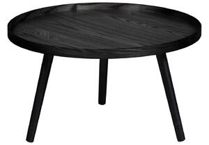 WOOOD Černý dřevěný konferenční stolek Mesa 60 cm