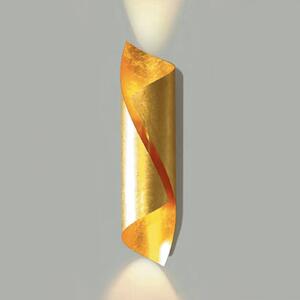 Knikerboker Hué LED nástěnné svítidlo výška 54 cm zlatý list
