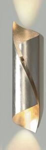 Nástěnné svítidlo Knikerboker Hué výška 54 cm stříbrný list