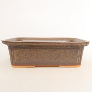 E-bonsai Keramická Miska 20 x 15,5 x 5,5 cm hnědá