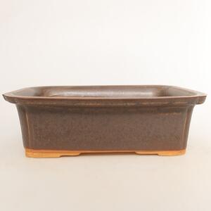 E-bonsai Keramická Miska 20 x 15,5 x 5,5 cm hnědá