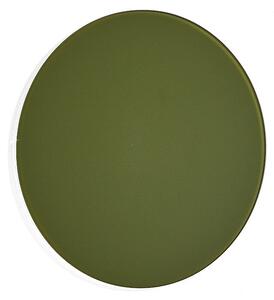 AJ Produkty Kulatá skleněná tabule CAROL, magnetická, Ø 350 mm, olivově zelená