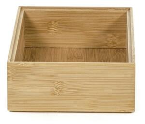 Organizér Compactor Bamboo Box, 22,5 x 15 x 6,5 cm, přírodní dřevo