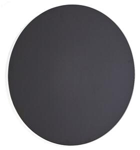 AJ Produkty Kulatá skleněná tabule CAROL, magnetická, Ø 450 mm, černá