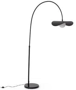 Bizzotto Černá stojací lampa Weert 226 cm