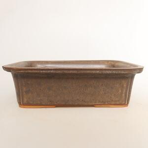 E-bonsai Keramická Miska 20 x 15,5 x 5,5 cm hnědá