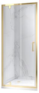 BPS-koupelny Sprchové dveře HYD-DN18C 90 zlatá kartáčovaná/transparent pro instalaci do niky - bez vaničky