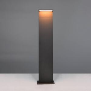 Trio Lighting LED osvětlení cesty Ravi, antracitová barva, výška 100 cm, kov, IP65, Černá, Hliník, Moderní