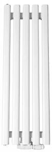 Regnis Lazur LA, topné těleso 330x1000mm se středovým připojením 50mm, 428W, bílá matná, LAZURLA/1000/330/D5/WHITE