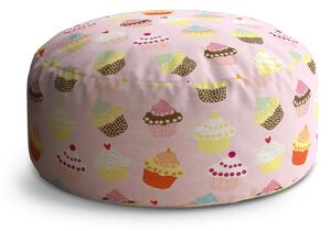 Sablio Taburet Circle Muffiny: 38x48 cm