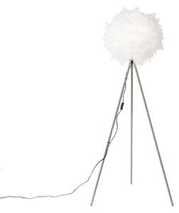 Chytrá romantická stojací lampa bílá včetně Wifi A60 - Feather