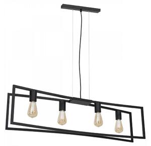 Lustr na lanku TUNJA 4xE27/60W/230V černá