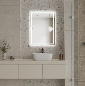 Erga Harper, LED zrcadlo 60x80cm, 2185 lm, 6500K, přední/zadní osvětlení, ERG-V01-113-6080-00