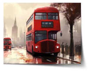 Sablio Plakát Londýn Double-decker 1 - 60x40 cm