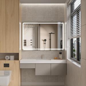 Erga Isabella, LED zrcadlo 120x80cm, 3105 lm, 6500K, přední/zadní osvětlení, ERG-V01-129-1280-00