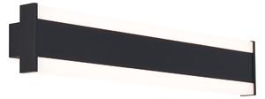 Moderní nástěnné svítidlo černé CCT 60cm vč. LED IP54 - Vanya