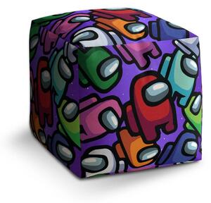 Sablio Taburet Cube AMONG US Levitující - 40x40x40 cm