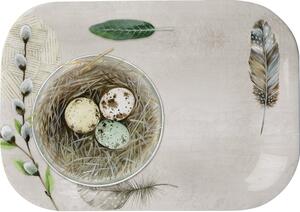 Servírovací tác 20.5x14.5 cm Eggs and Feathers - IHR