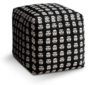 Sablio Taburet Cube Star Wars Stormtrooper Pattern - 40x40x40 cm