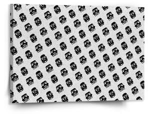 Sablio Obraz Star Wars Stormtrooper Pattern šikmý - 150x110 cm