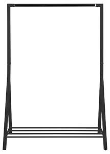 Actona Černý stojan na oblečení Santeri 117x59x165 cm