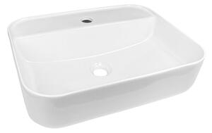 Mereo, Mereo Umyvadlo na desku bez přepadu, 505x400x135 mm, keramické, MER-UC514014R