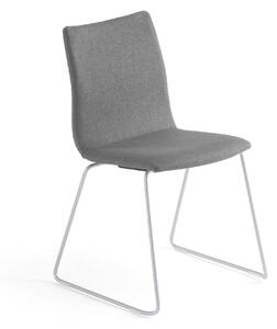 AJ Produkty Konferenční židle OTTAWA, šedý potah, šedá