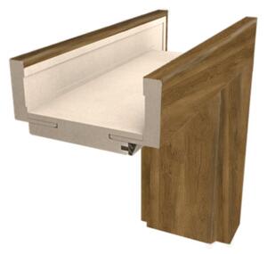 Obložková zárubeň Naturel 70 cm pro tloušťku stěny 7,5-9,5 cm levá O1DPL70L