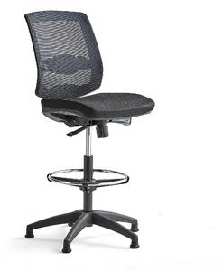 AJ Produkty Kancelářská židle STANLEY, vysoká, černá