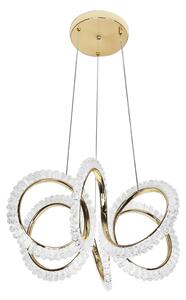 Toolight Toolight, LED závěsné osvětlení 50cm, G037-CP, zlatá lesklá, OSW-06304