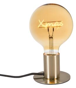 Vánoční stolní lampa zlatá vč. LED - Facil