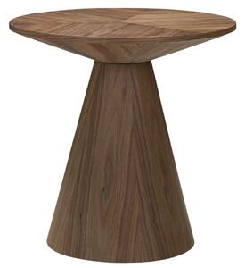 NovaNook Ořechový odkládací stolek Orez ⌀60 cm