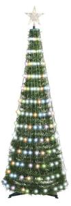 EMOS LED RGB Vánoční stromek se světelným řetězem 234xLED/16 módů 1,5m + DO EMS649