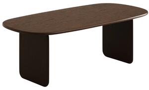 Micadoni Tmavý dubový jídelní stůl Lana 220 x 110 cm