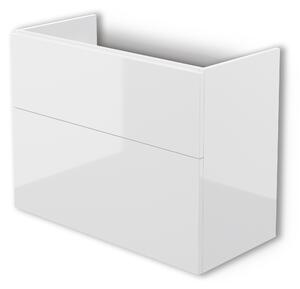 Deante Tubo, závěsná skříňka 800x385x600 mm, bílá lesklá, DEA-STU_6U81
