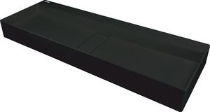 Deante Blur, granitové umyvadlo na desku 1000x400x120 mm, černá, DEA-CQB_NU1S