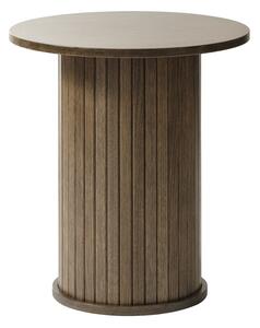 Designový odkládací stolek Vasiliy 50 cm kouřový dub
