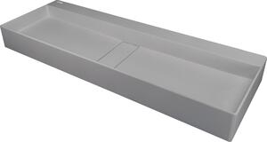 Deante Blur, granitové umyvadlo na desku 1000x400x120 mm, šedá metalíza, DEA-CQB_SU1S