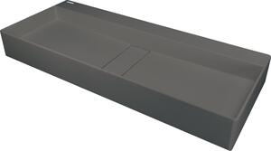 Deante Blur, granitové umyvadlo na desku 800x400x120 mm, antracitová metalíza, DEA-CQB_TU8S