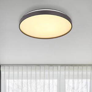 Stropní svítidlo Eclypse LED, antracit, Ø 48 cm, akryl/kov