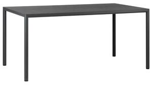 Nardi Tmavě šedý zahradní stůl Piave 160 x 90 cm