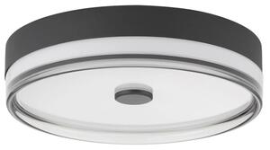 Nova Luce Černé kovové stropní LED světlo Helios 40 cm