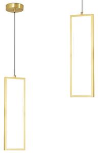 Toolight Toolight, LED závěsné osvětlení 6W, 3000K, 3500lm, LHJ084-1CP, zlatá lesklá, OSW-50058