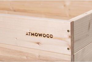 ATMOWOOD Dřevěný vyvýšený záhon 120 x 60 x 60 cm hnědý 4