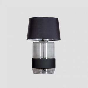 4concepts Designová stolní lampa UMBRIEL BLACK Barva: černo/stříbrná
