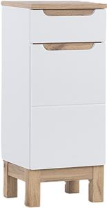 Comad Bali White skříňka 35x33x86 cm boční stojící bílá-dub BALIWHITE810FSC