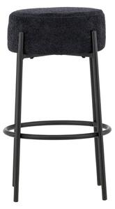 Barová židle Tucson, černá, 50x50x70
