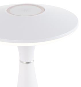 Stolní lampa bílá vč. 3-stupňové LED stmívatelné IP44 dobíjecí - Espace
