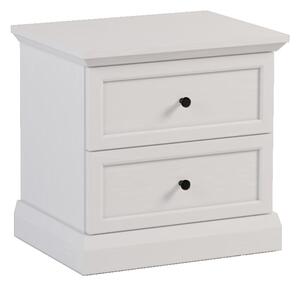 LUCCA b | noční stolek SN se zásuvkami | 51,9 cm | bílá
